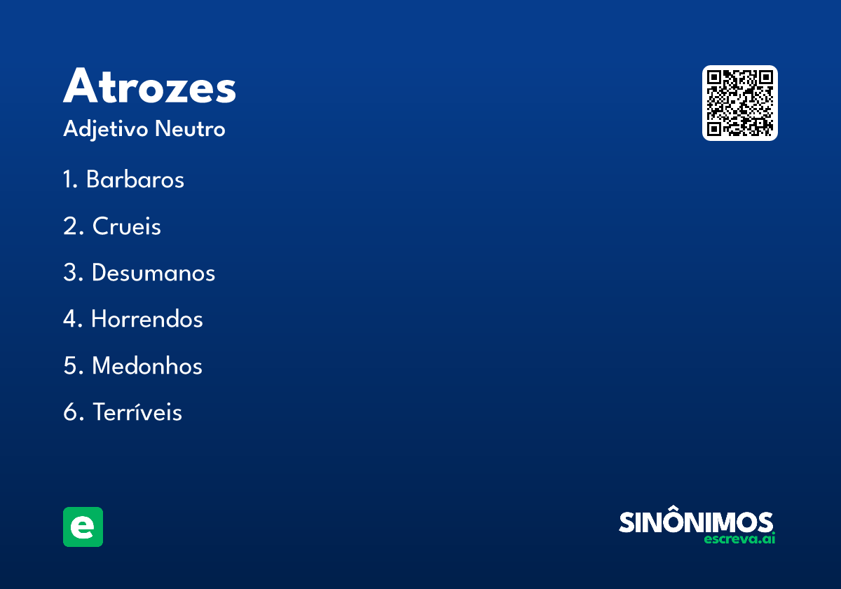 atrozes