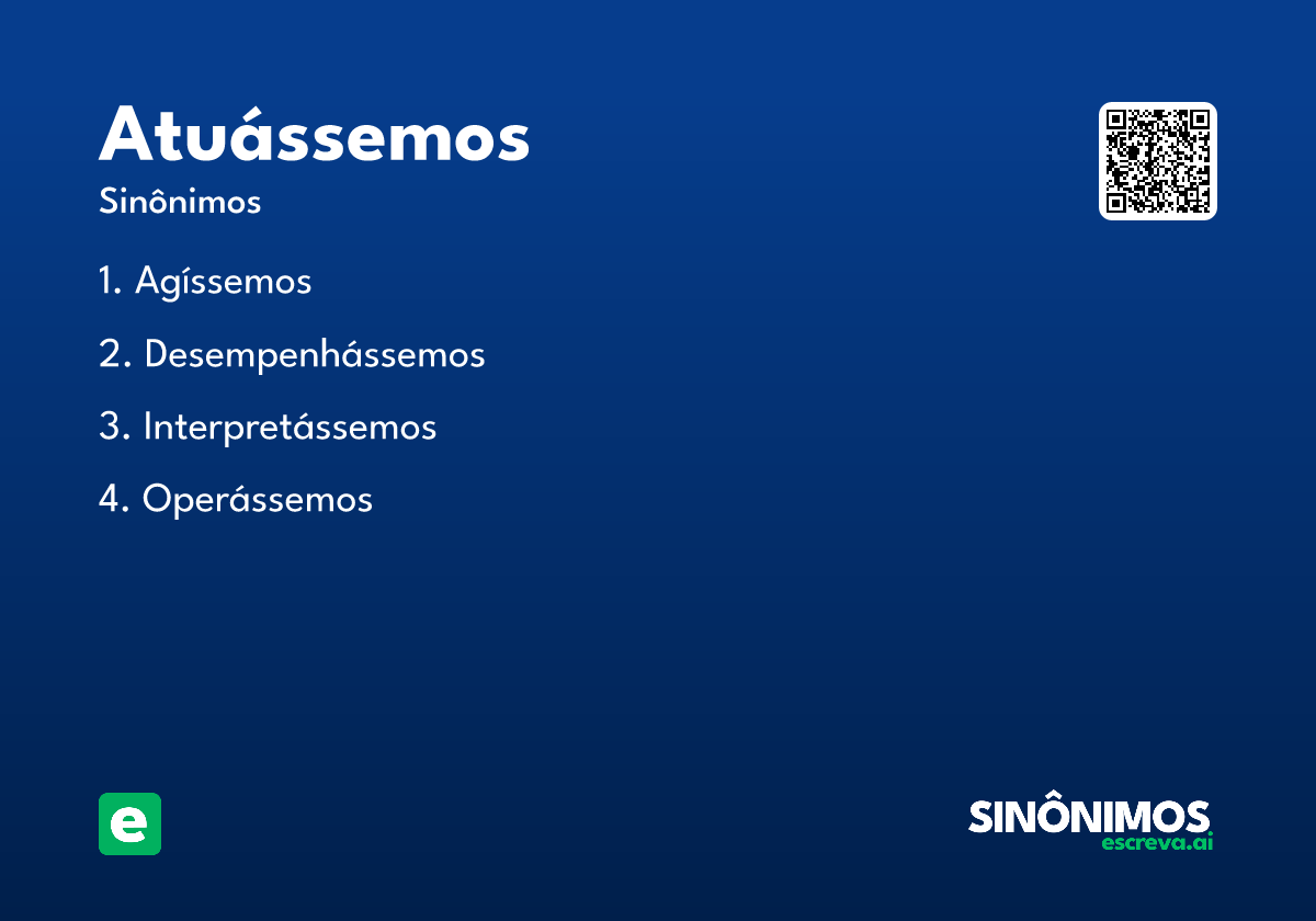 atuássemos