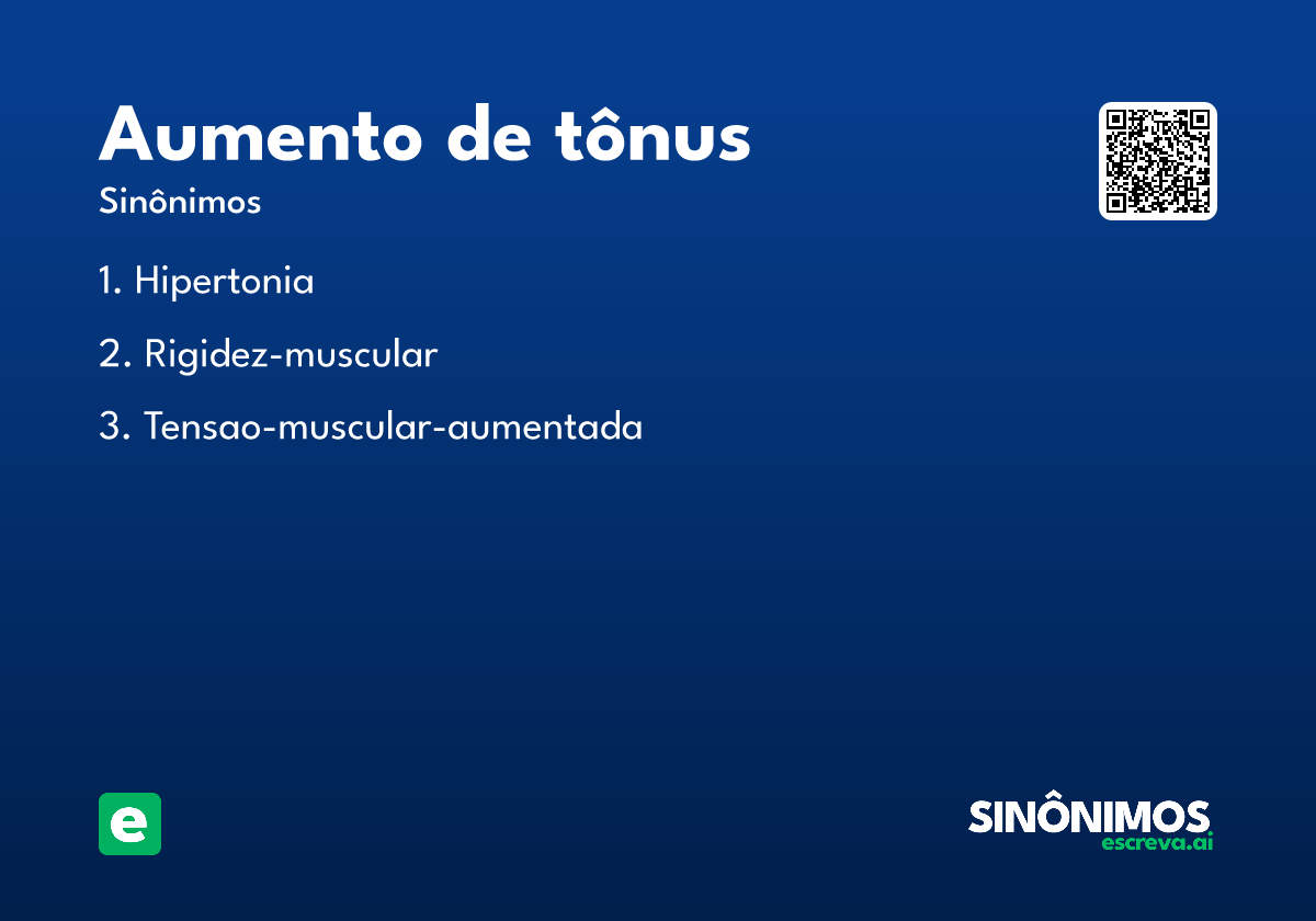 aumento de tônus