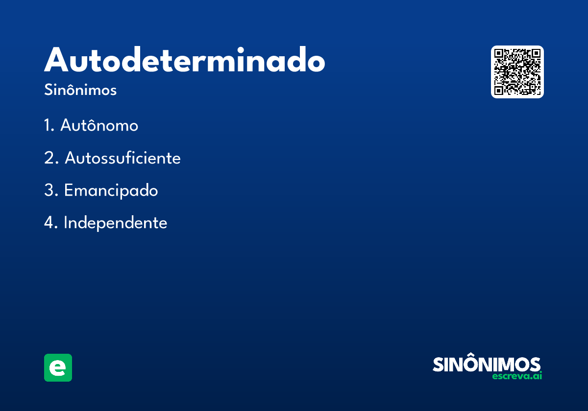 autodeterminado