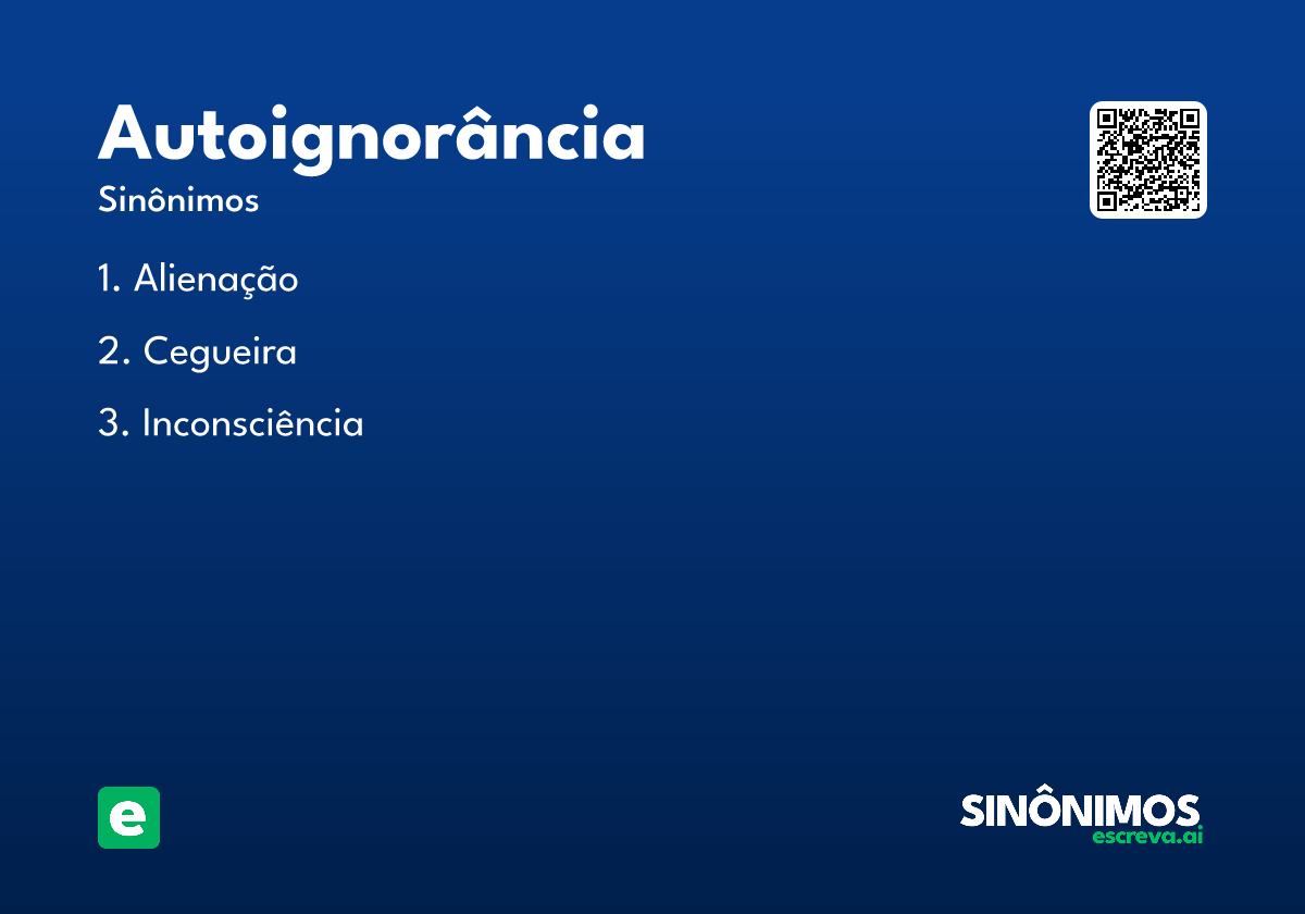 autoignorância