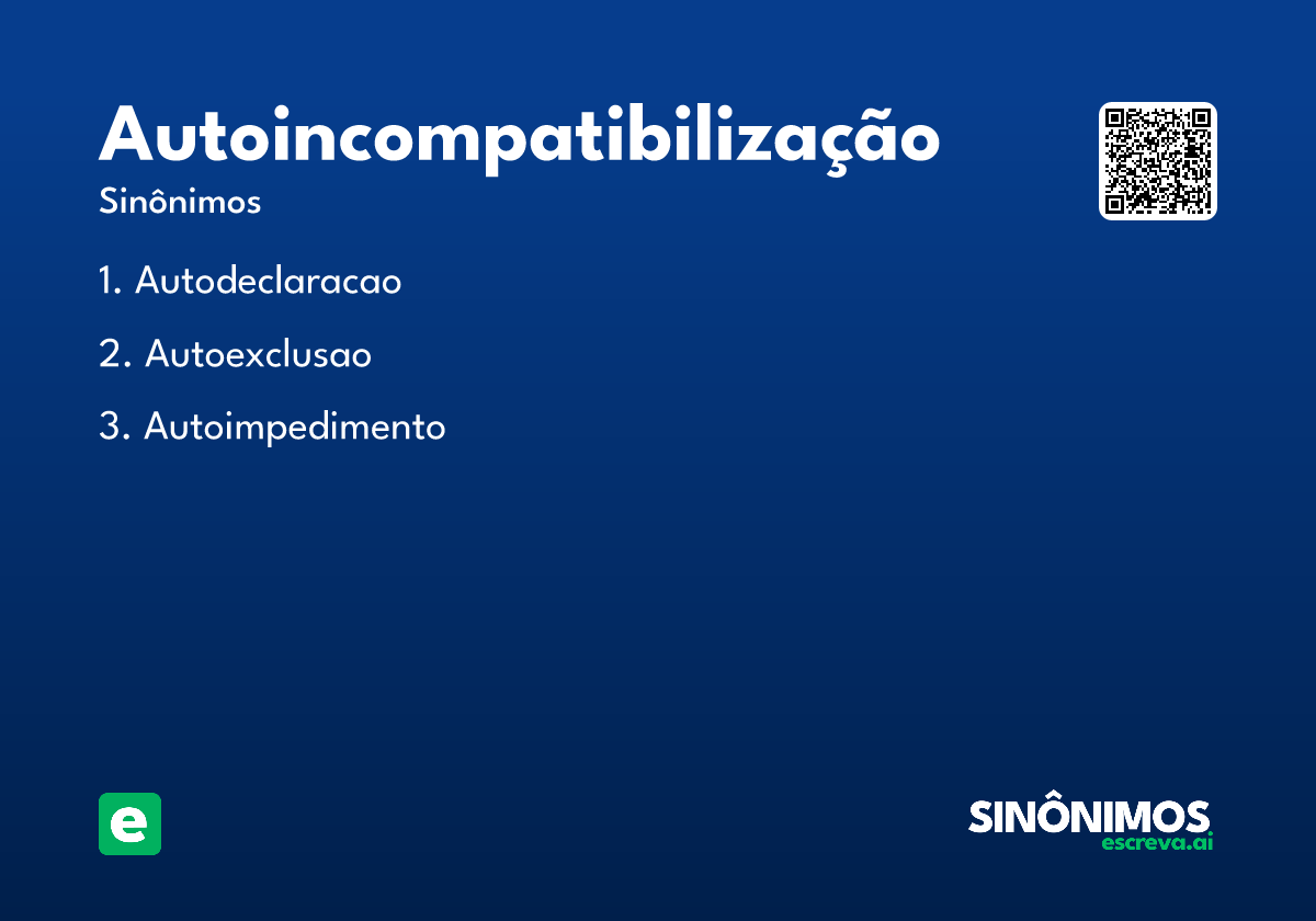 autoincompatibilização