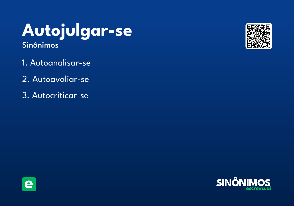 autojulgar-se