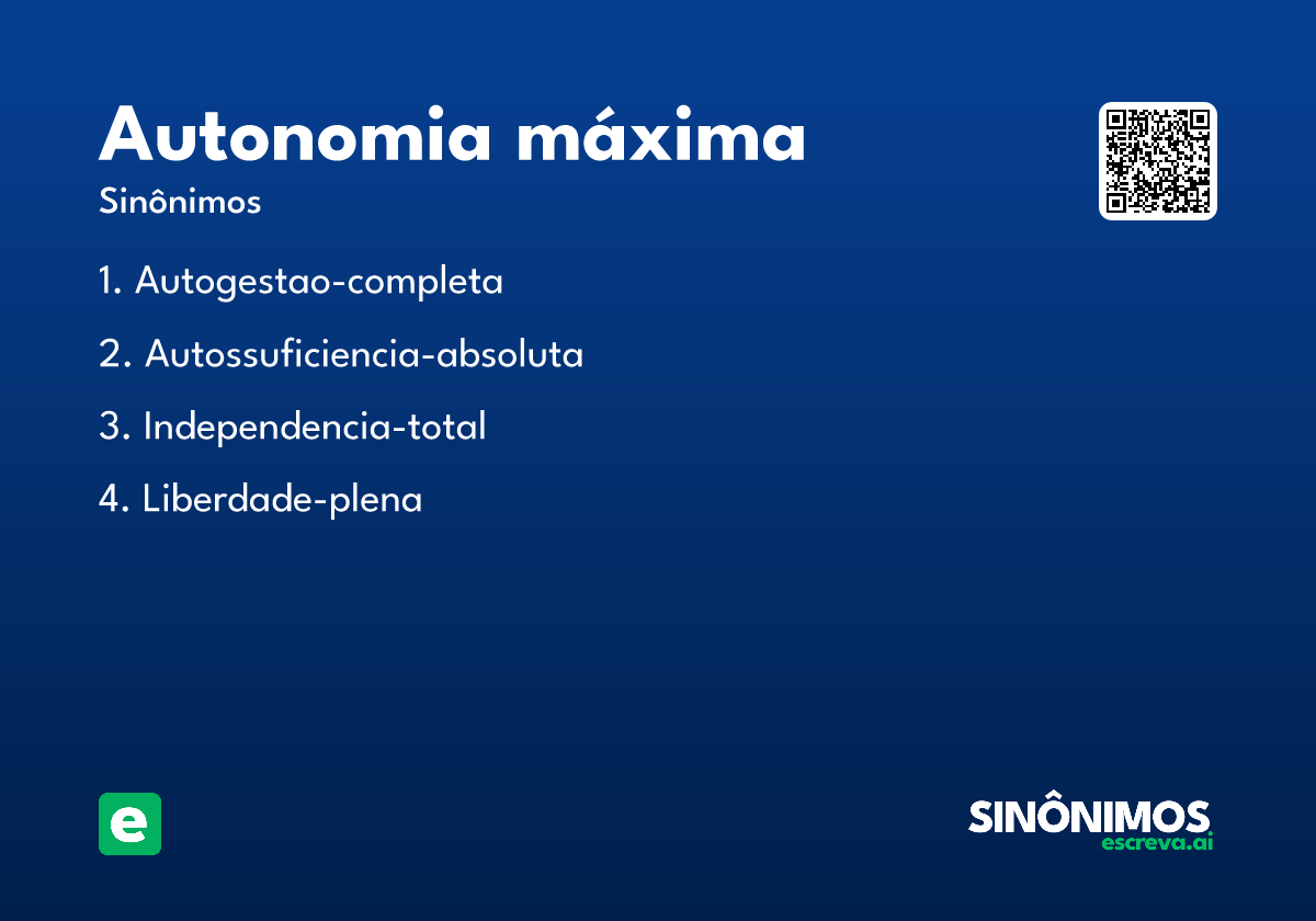 autonomia máxima