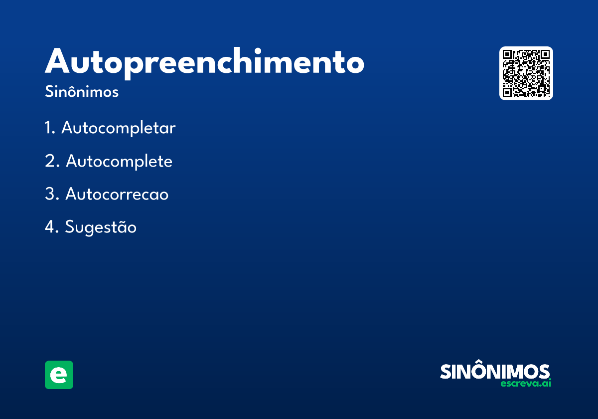 autopreenchimento