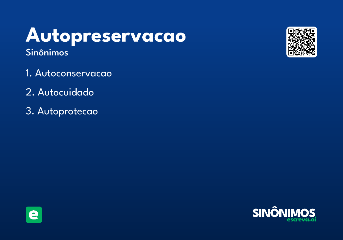 autopreservacao
