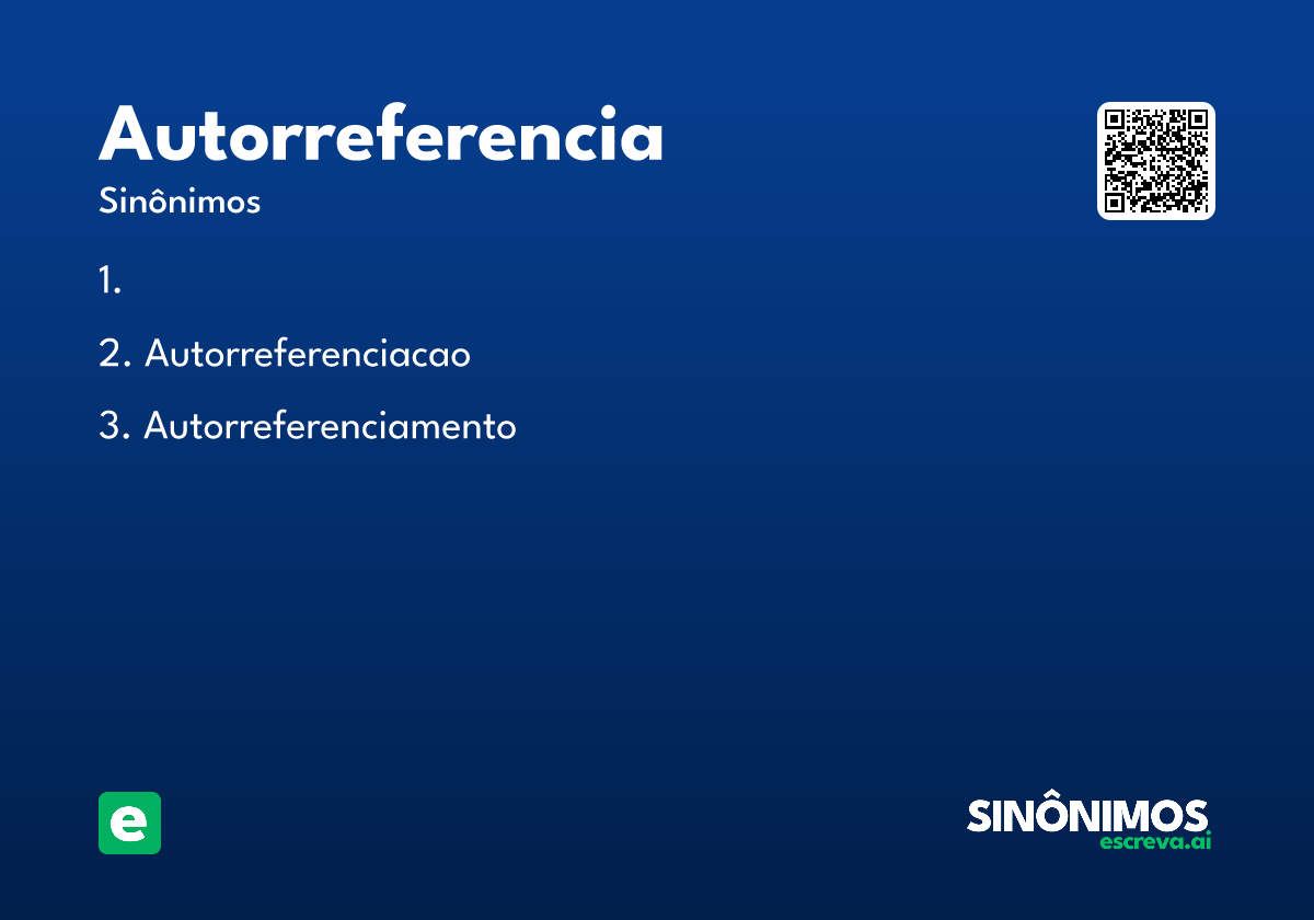 autorreferencia