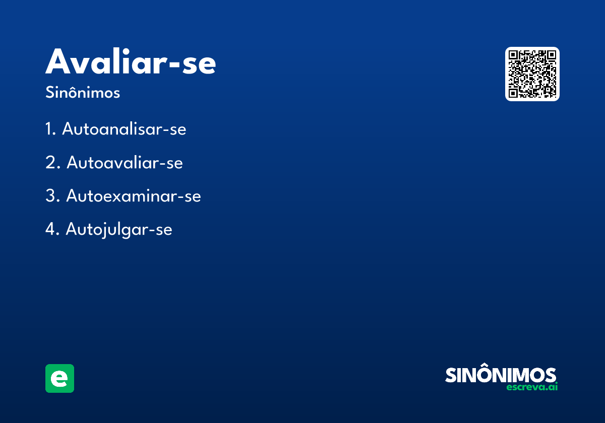 avaliar-se