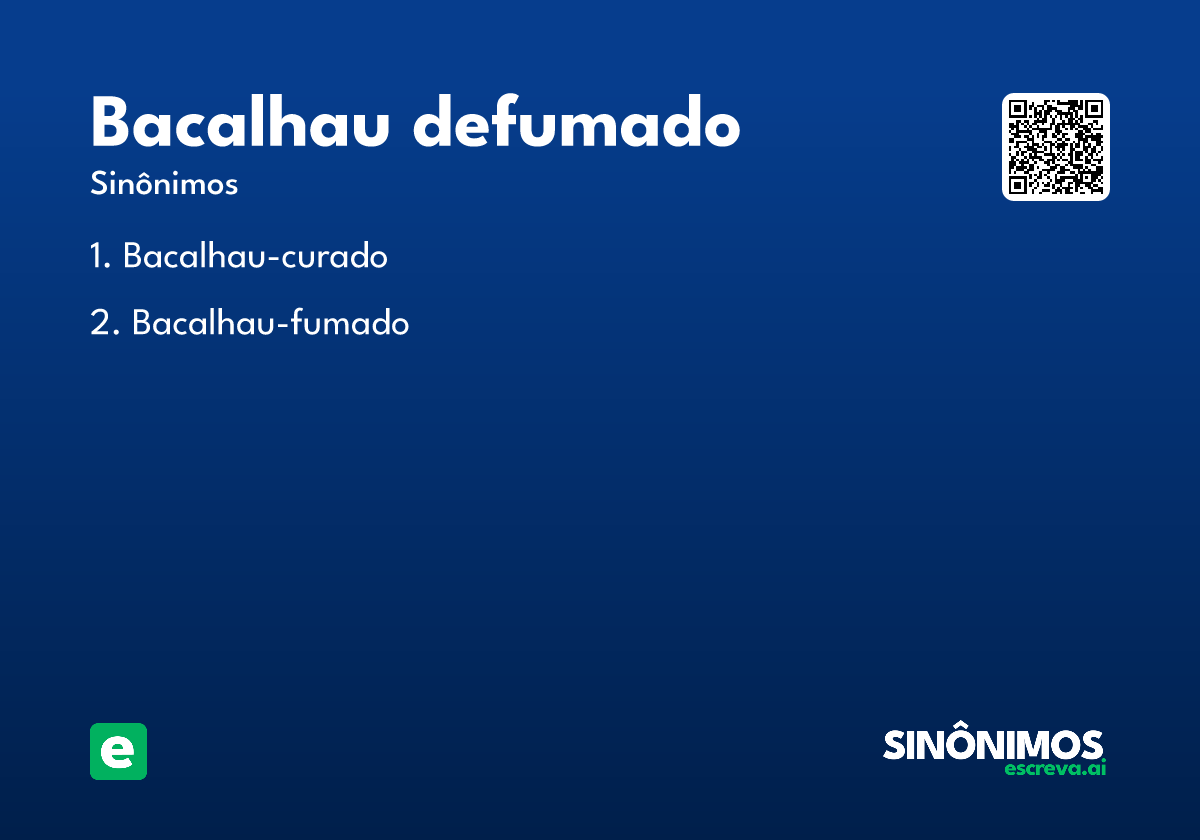 bacalhau defumado