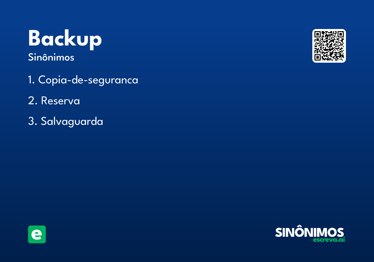 backup