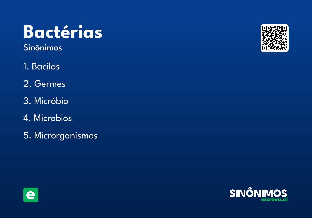 bactérias