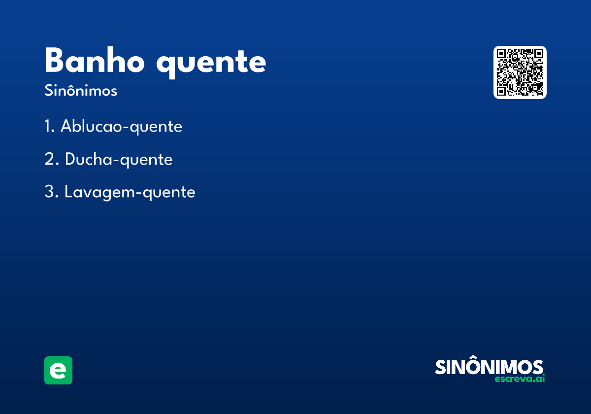 banho quente