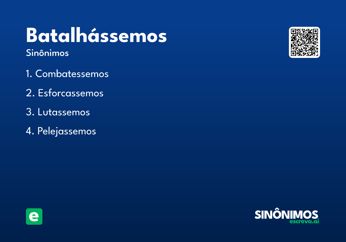 batalhássemos