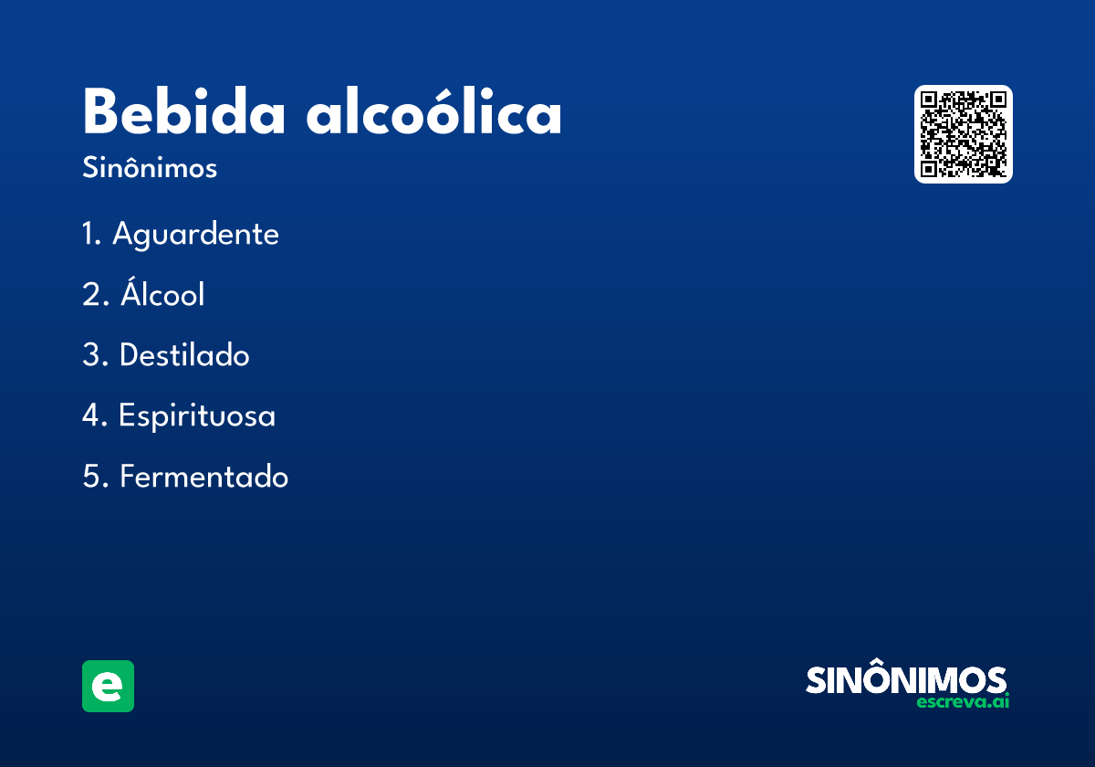 bebida alcoólica