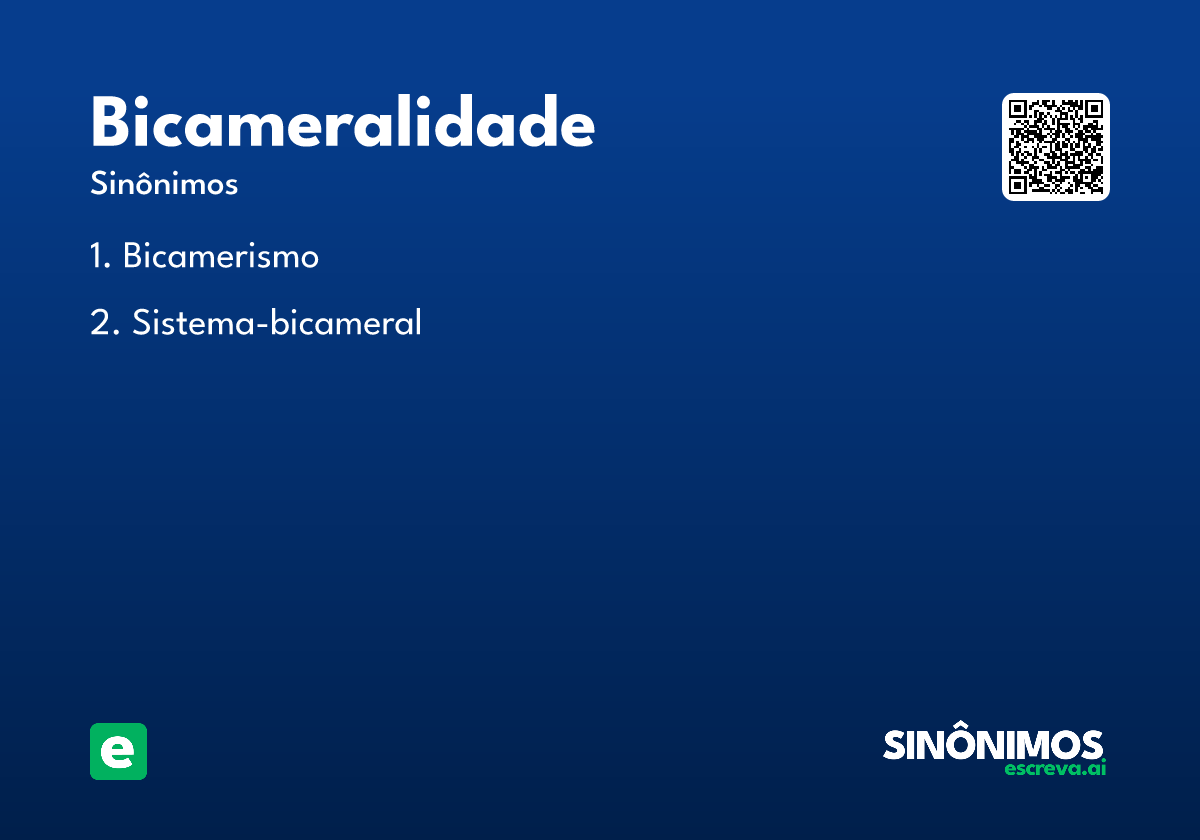 bicameralidade