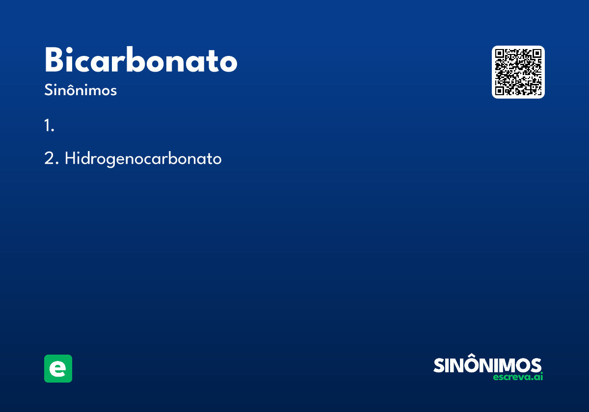 bicarbonato