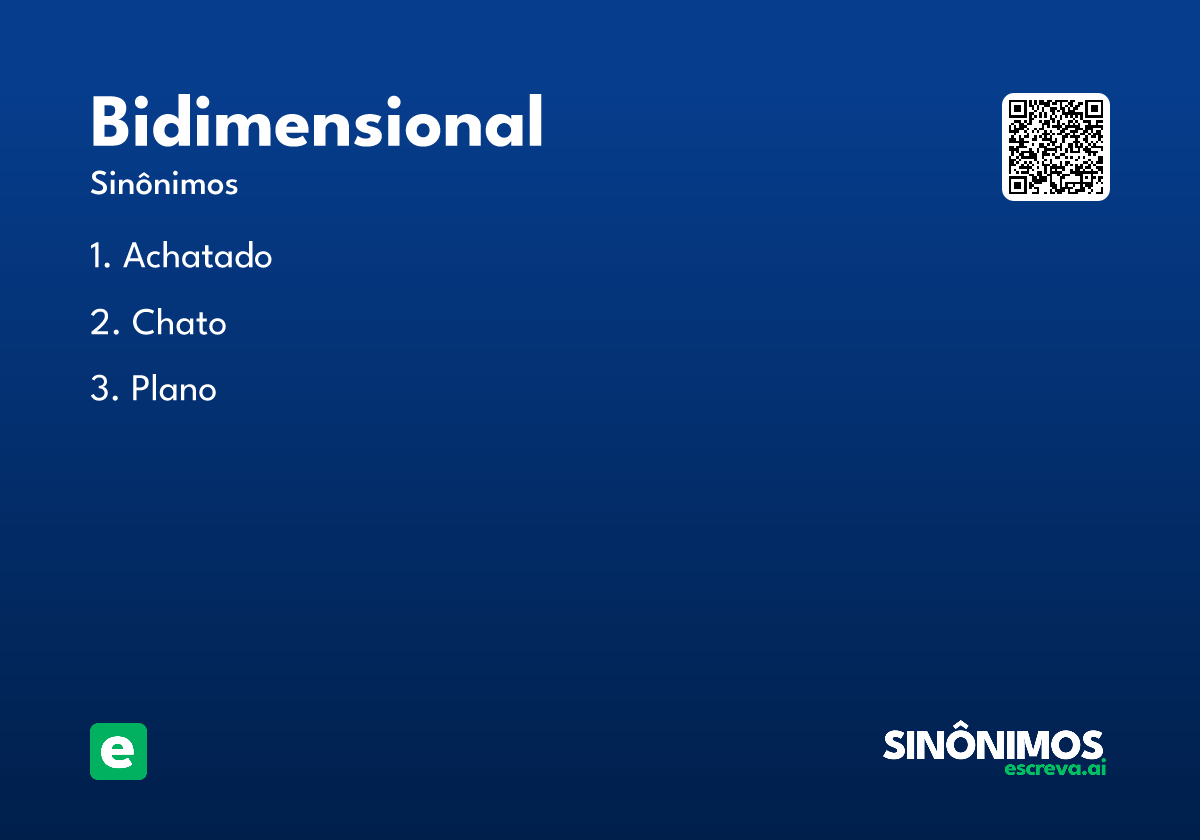 bidimensional