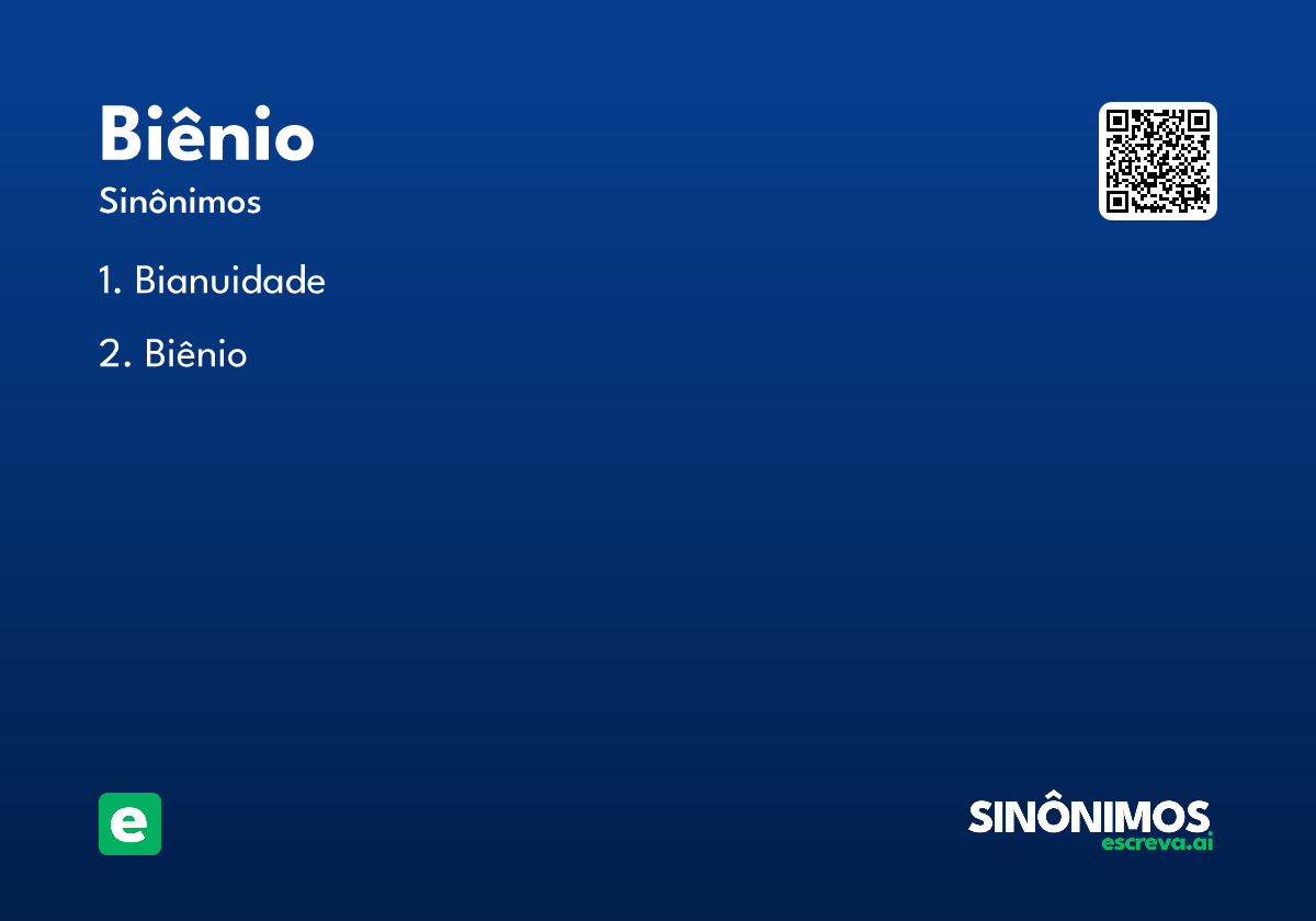 biênio