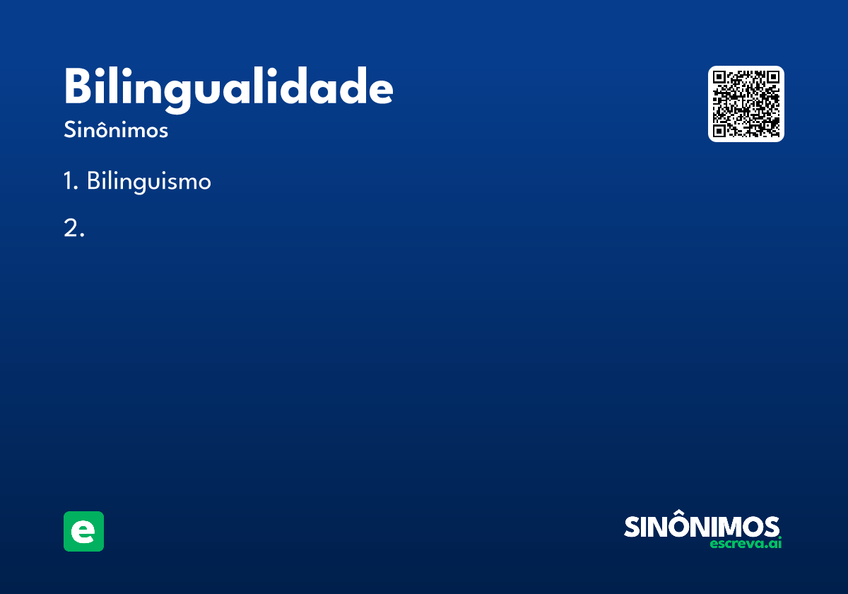 bilingualidade