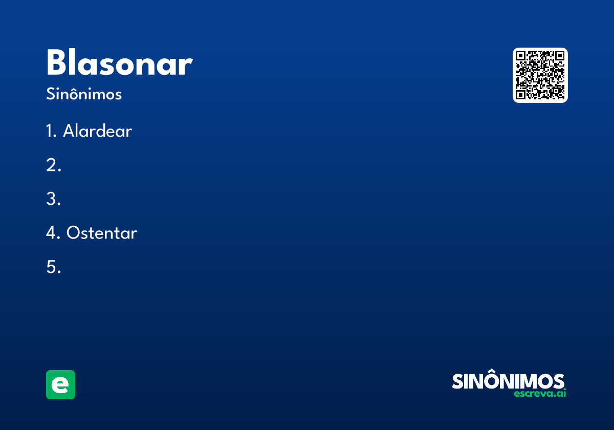 blasonar