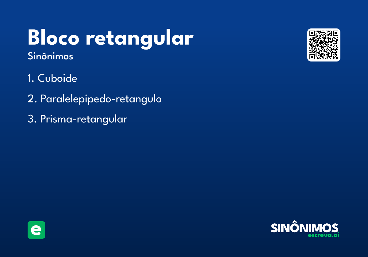 bloco retangular