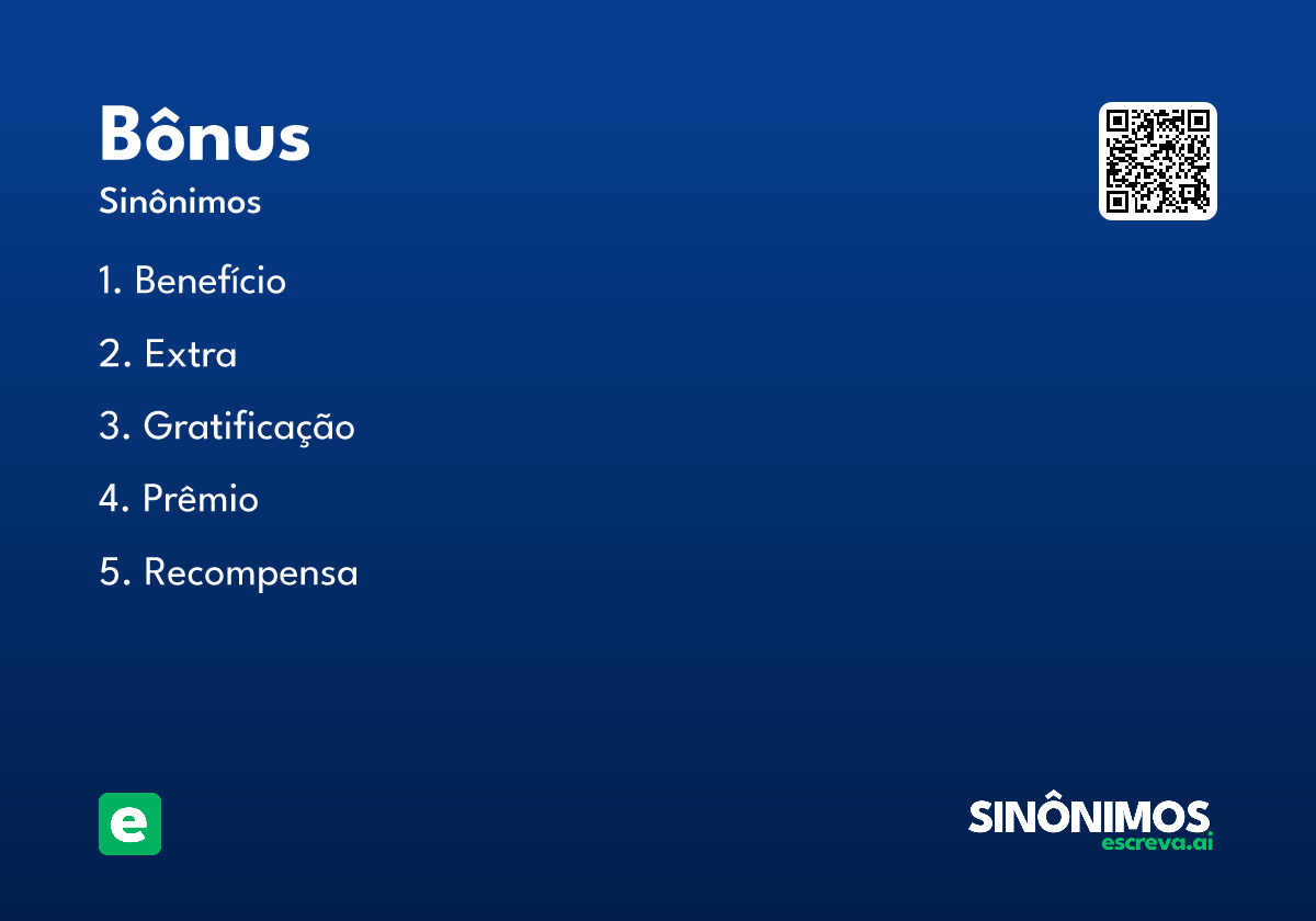 bônus