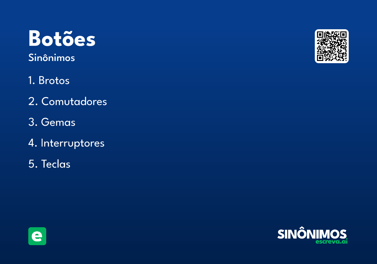 botões