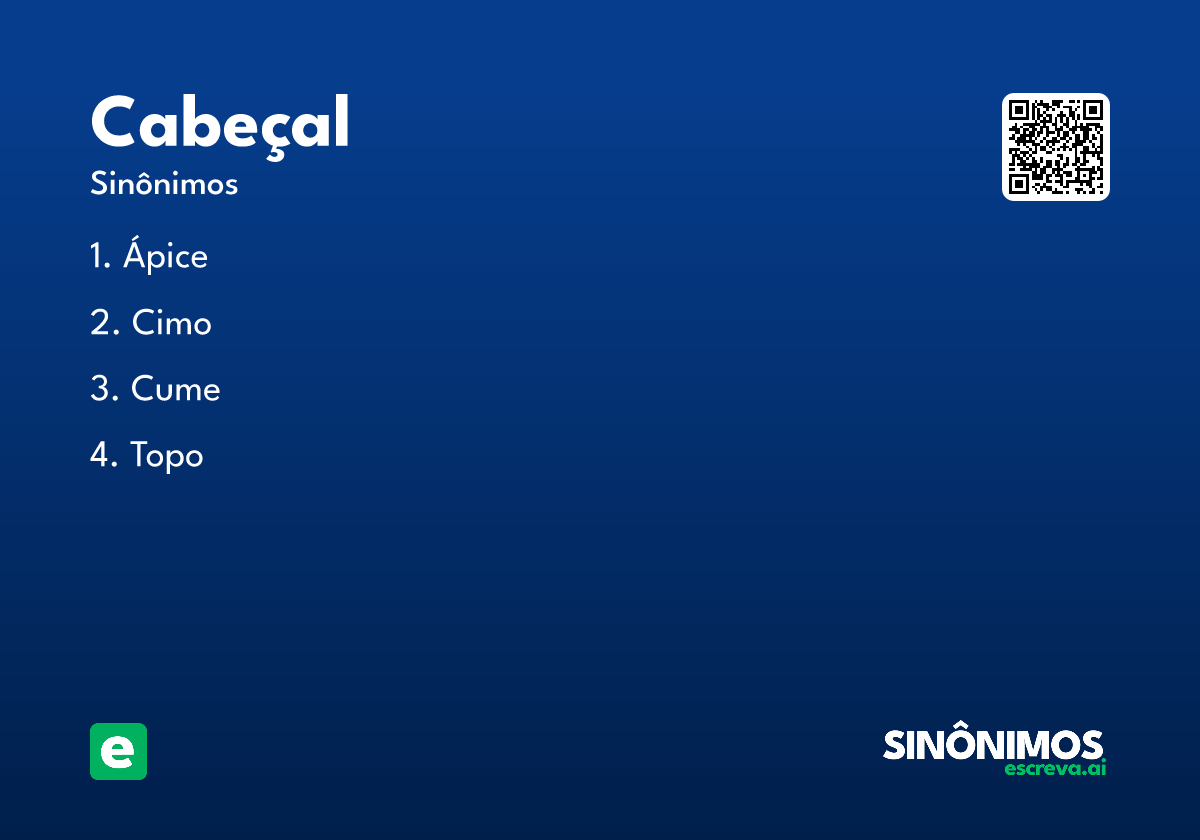 cabeçal