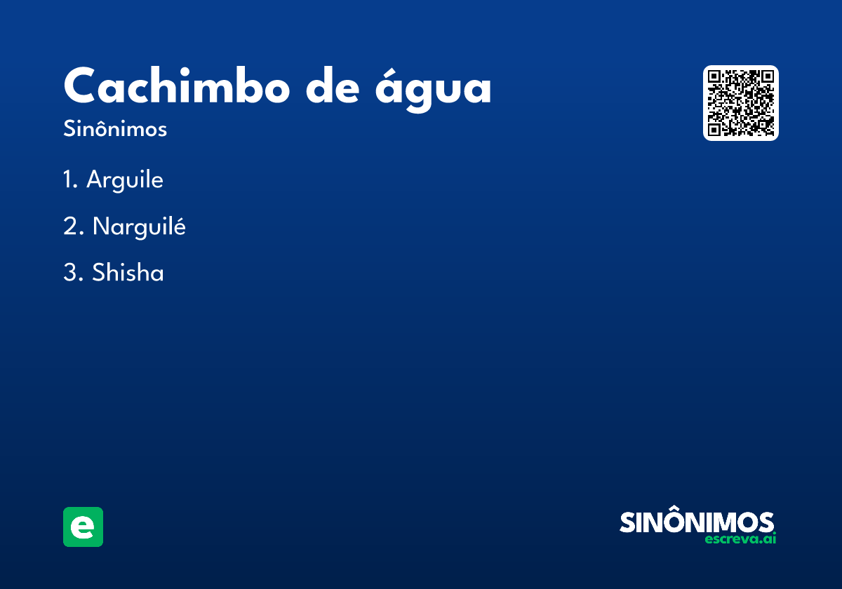 cachimbo de água