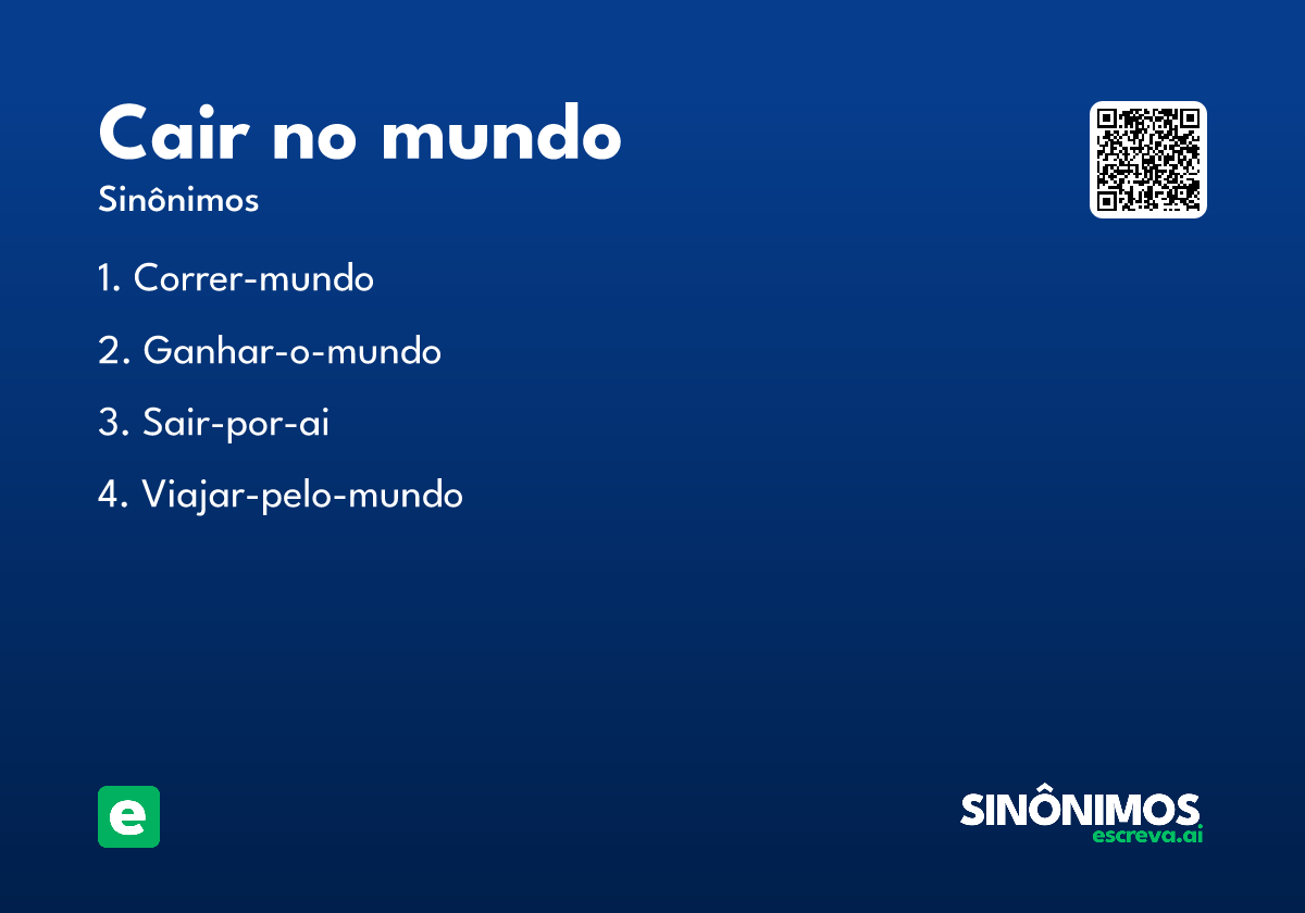 cair no mundo