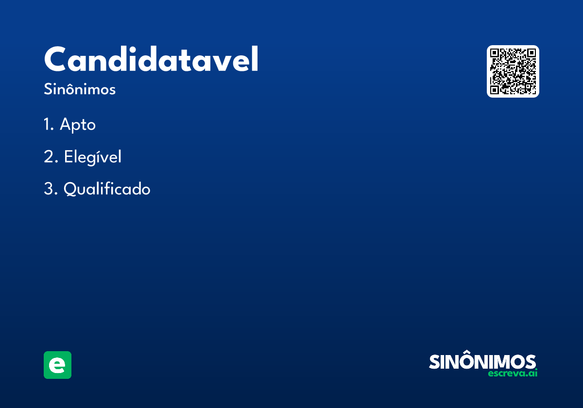candidatavel