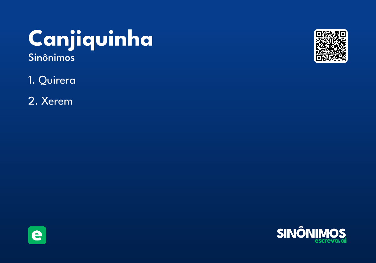 canjiquinha