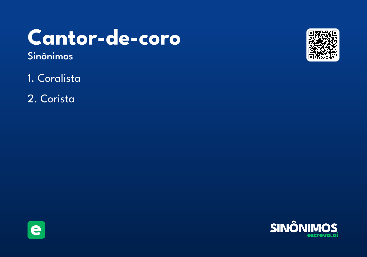 cantor-de-coro