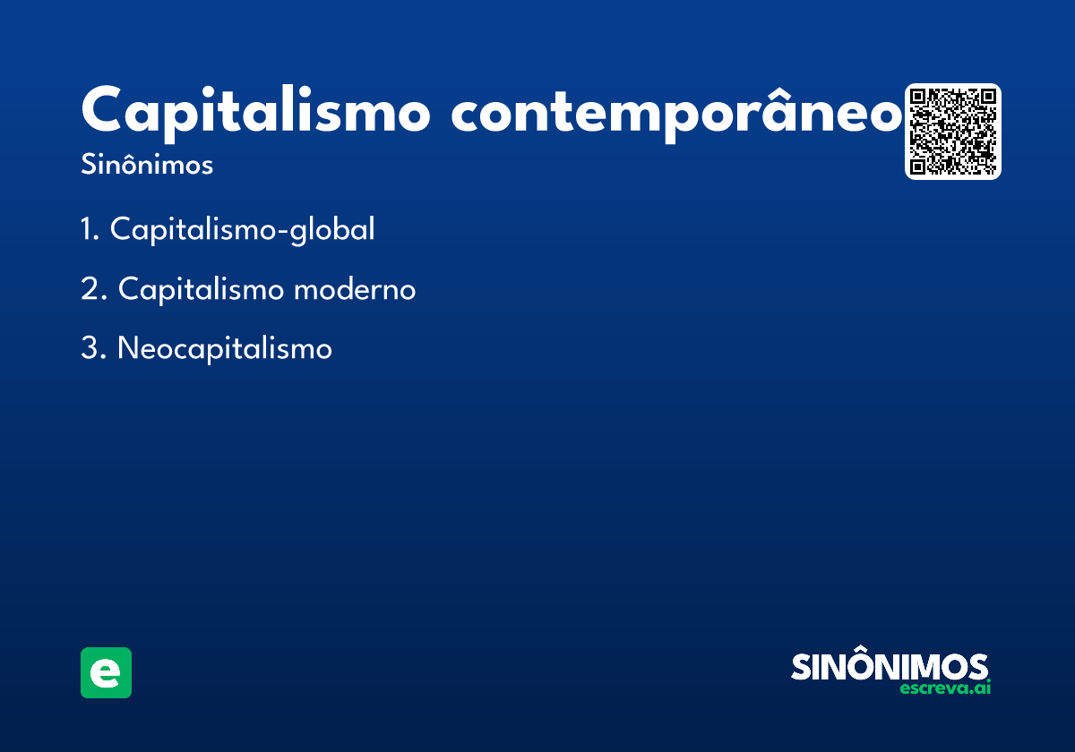 capitalismo contemporâneo