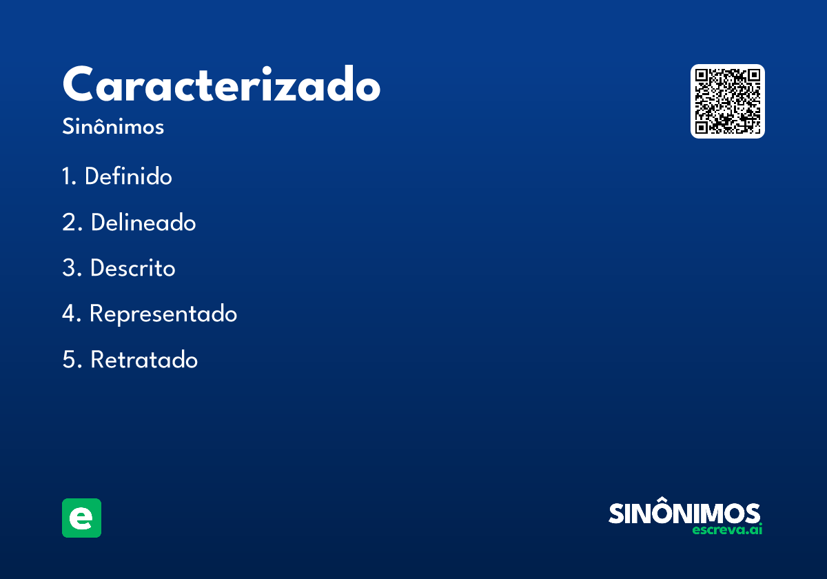 caracterizado