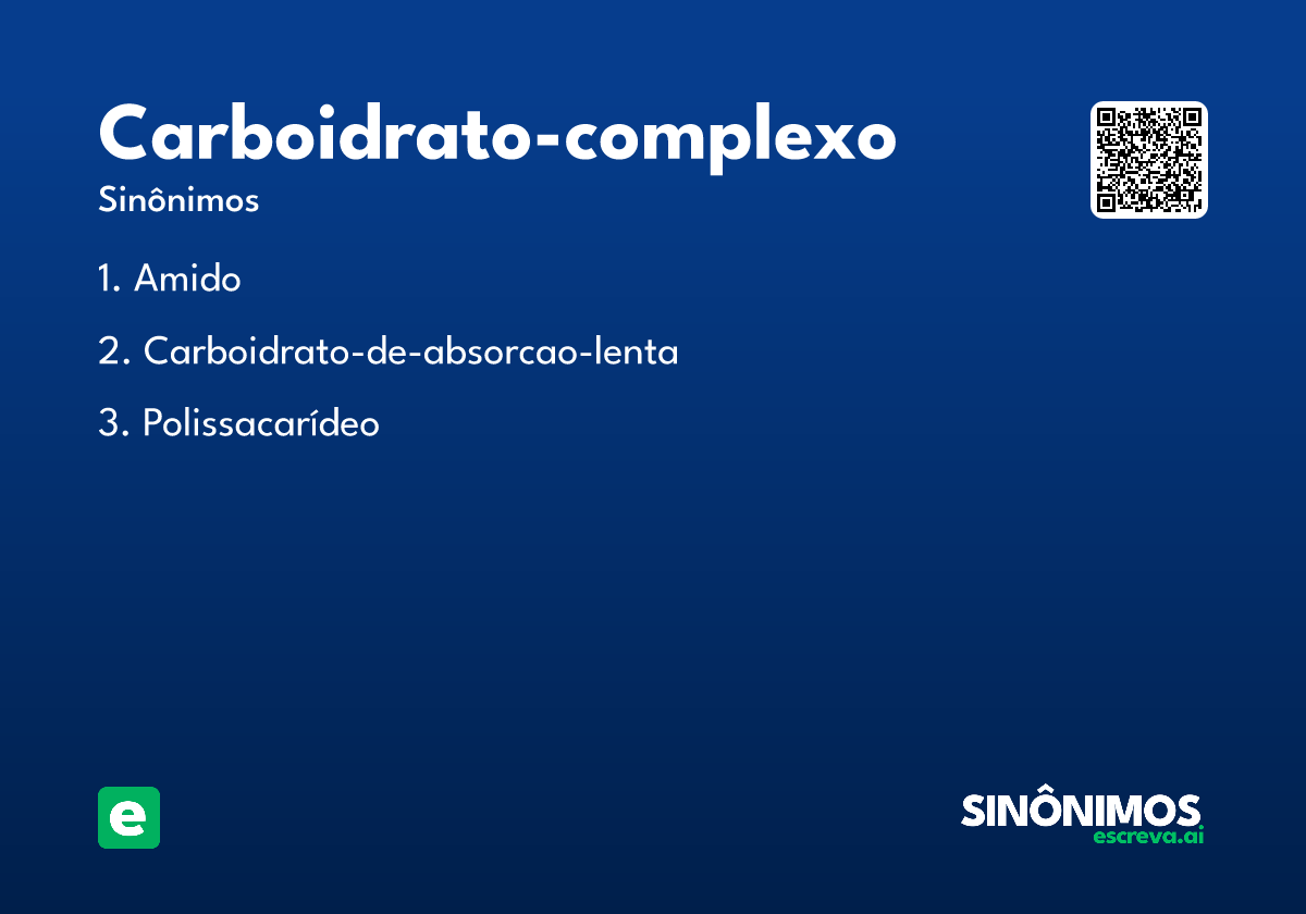 carboidrato-complexo