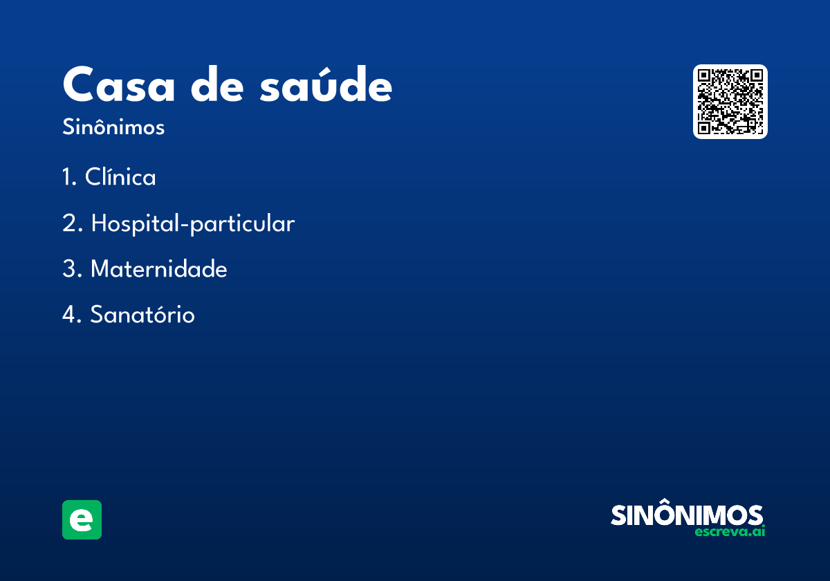 casa de saúde