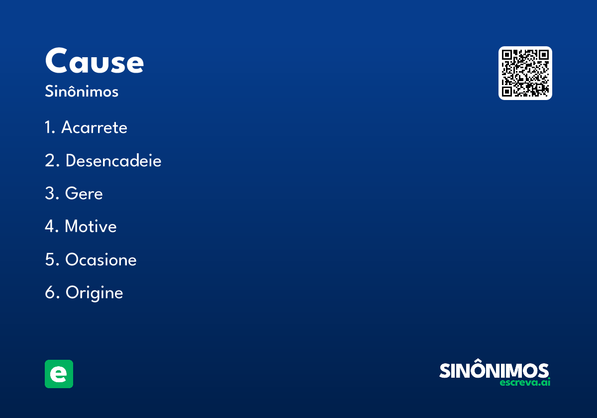 cause