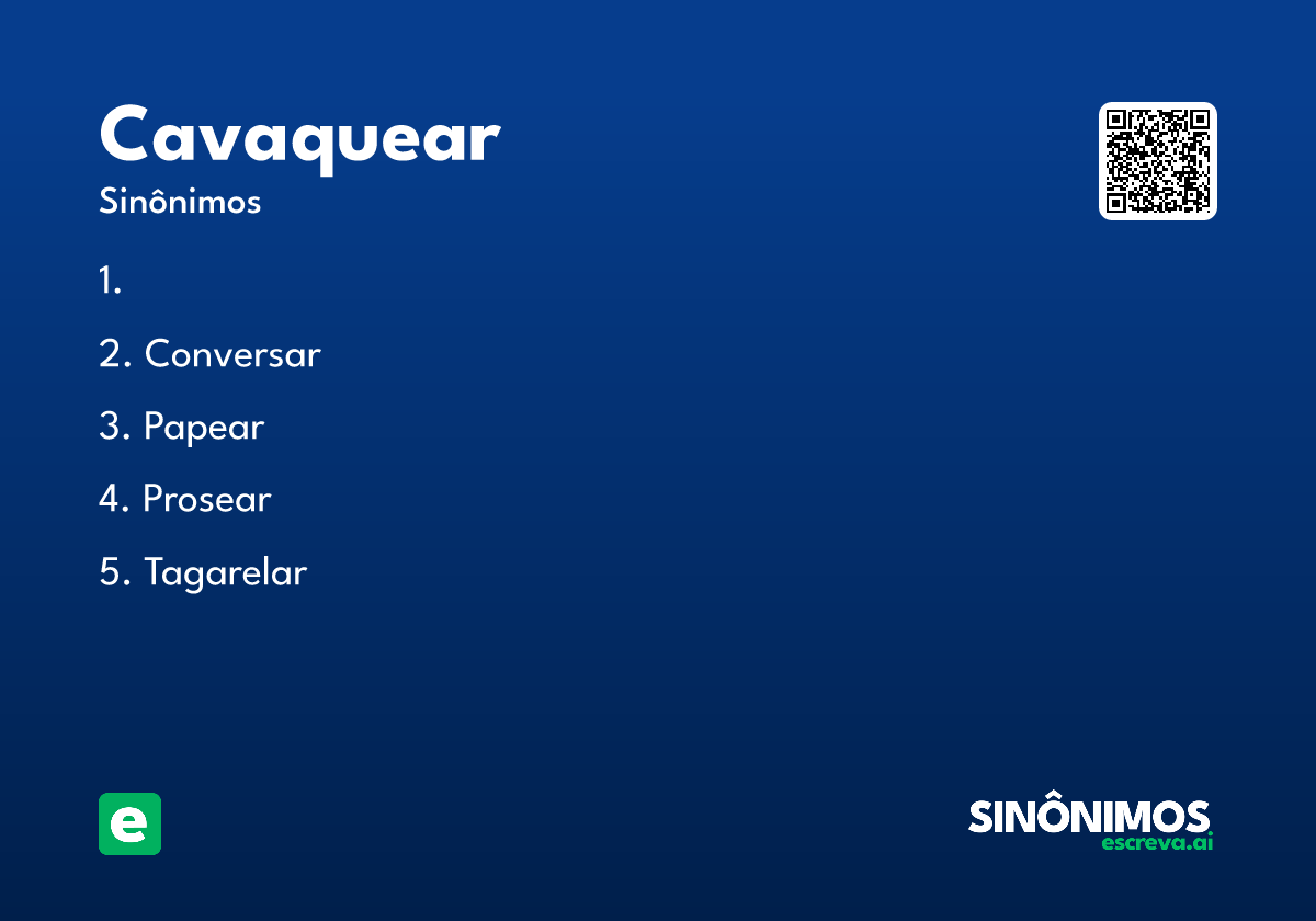 cavaquear