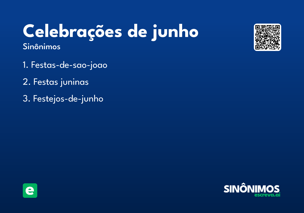 celebrações de junho