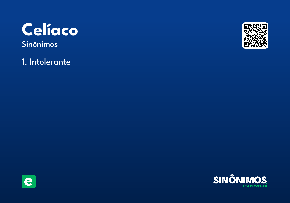 celíaco