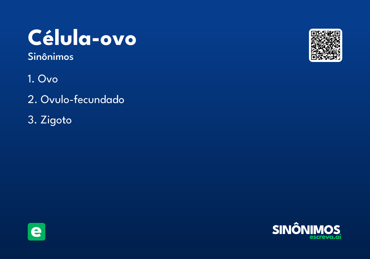 célula-ovo