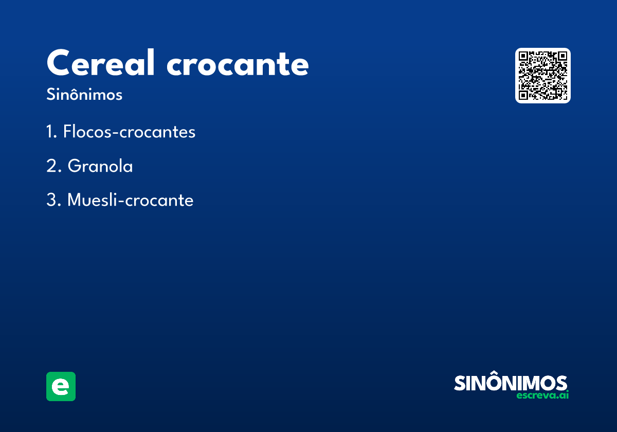 cereal crocante