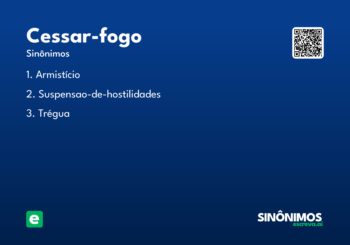 cessar-fogo