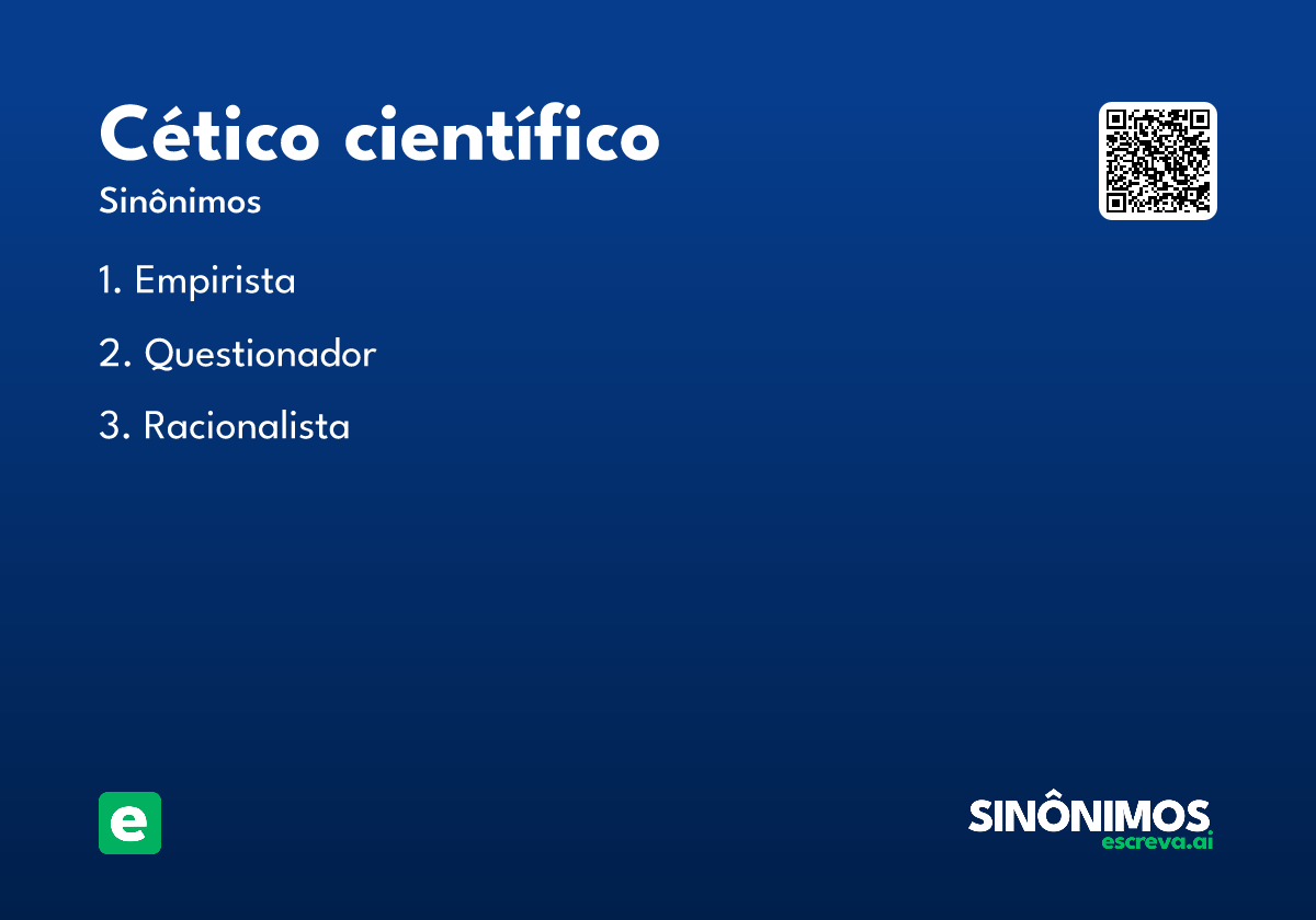 cético científico