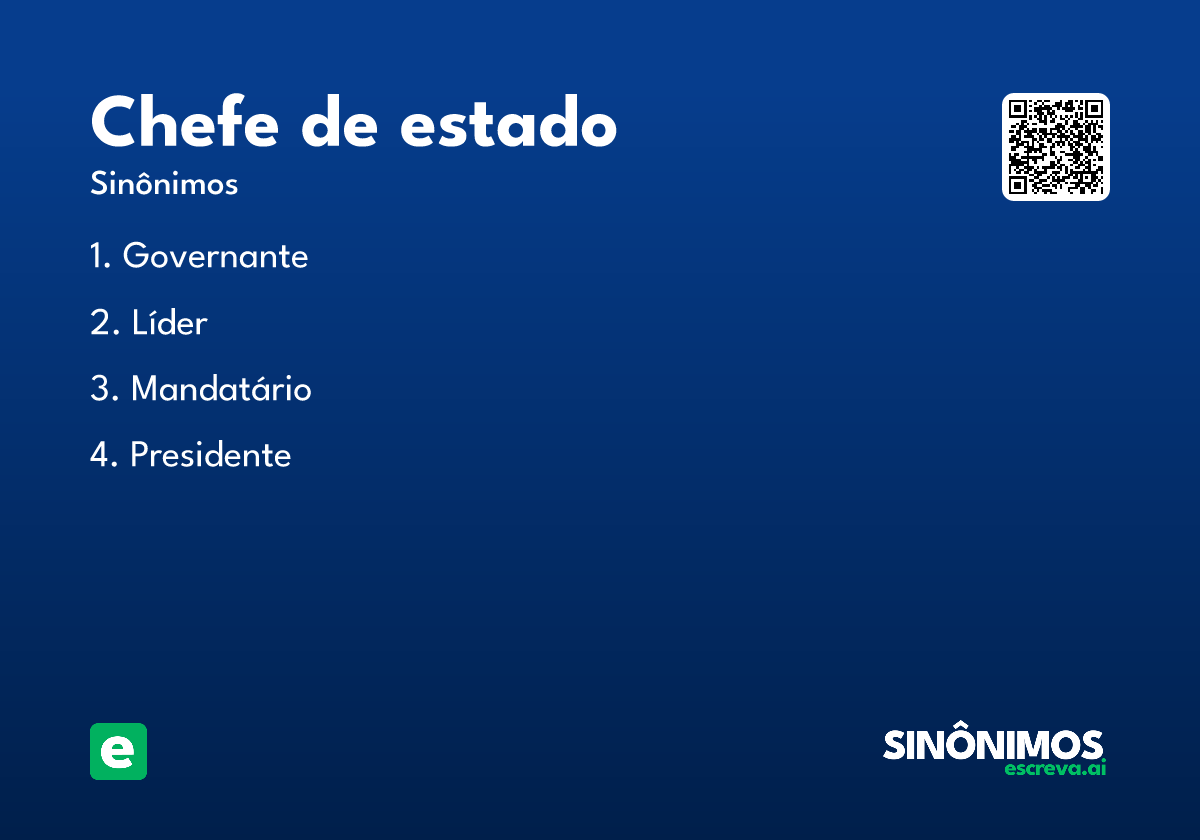 chefe de estado