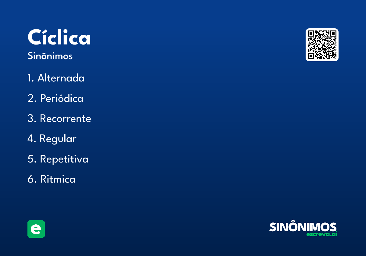 cíclica
