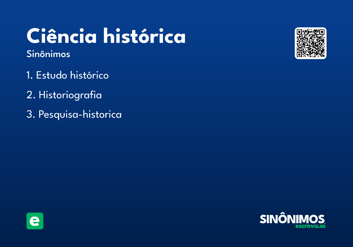 ciência histórica