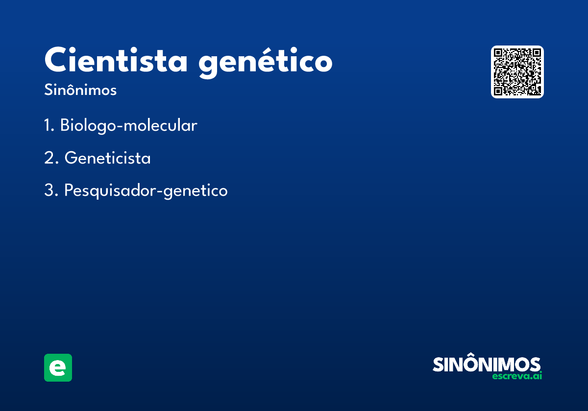 cientista genético