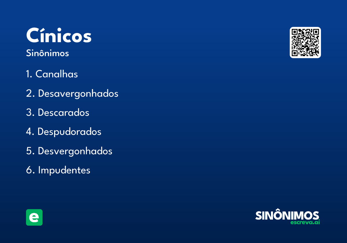 cínicos